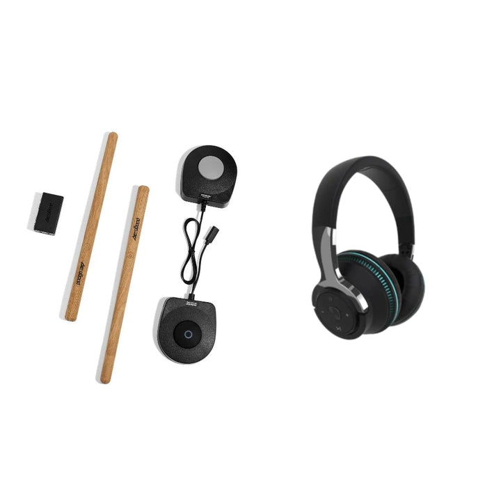 Pocketdrum And headphones